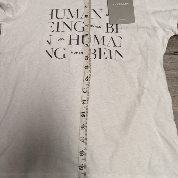 NWT Everlane "Human Being" organic cotton tee, size small - Picture 6 of 6